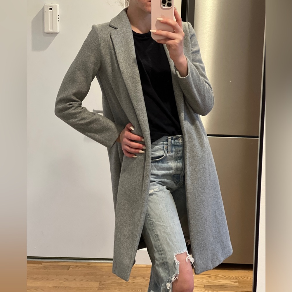 Grey Wool Coat